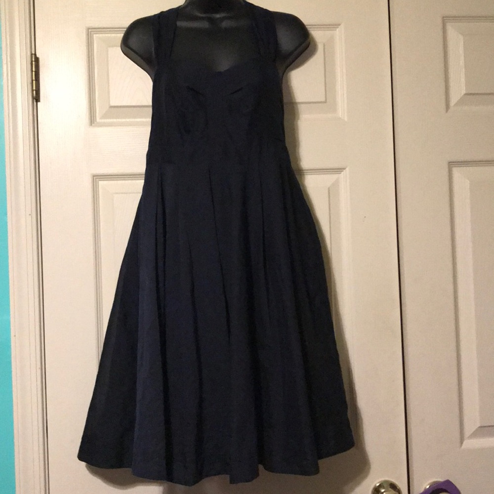 Blue dress